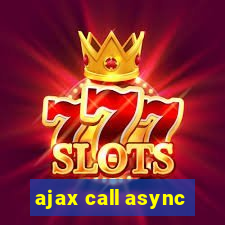 ajax call async